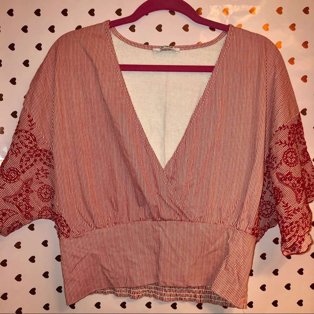 Zara Trafaluc Crossover Top